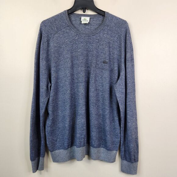 Lacoste Mens Long Sleeve Lightweight Single Pocket Sweater 7 - XXL - Picture 1 of 5
